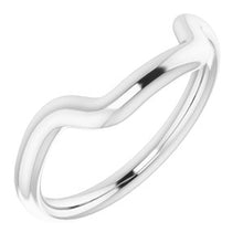 Charger l'image dans la galerie, Sterling Silver Band for 10x10 mm Square Ring

