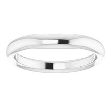 Charger l'image dans la galerie, Sterling Silver Band for 7.4 mm Round Ring
