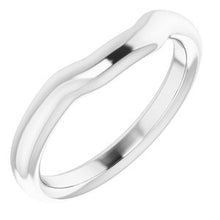Charger l'image dans la galerie, Sterling Silver Band for 9.4 mm Round Ring
