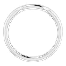 Charger l'image dans la galerie, Sterling Silver Band for 9.4 mm Round Ring
