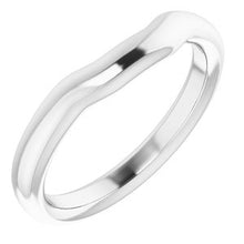 Charger l'image dans la galerie, Sterling Silver Band for 9 mm Cushion Ring
