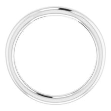 Charger l'image dans la galerie, Sterling Silver Band for 8 mm Cushion Ring
