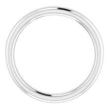 Charger l'image dans la galerie, Sterling Silver Band for 7 mm Cushion Ring

