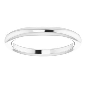 Sterling Silver Band for 5x3 mm Emerald Ring