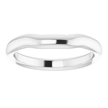 Charger l'image dans la galerie, Sterling Silver Band for 9x7 mm Emerald Ring

