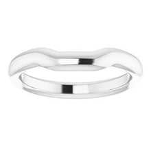 Charger l'image dans la galerie, Sterling Silver Band for 8 mm Square Ring
