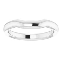 Charger l'image dans la galerie, Sterling Silver Band for 7.5 mm Square Ring
