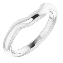 Charger l'image dans la galerie, Sterling Silver Band for 9 mm Square Ring
