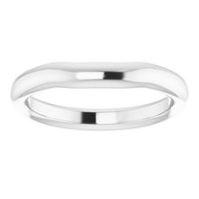 Charger l'image dans la galerie, Sterling Silver Band for 6.5 mm Square Ring
