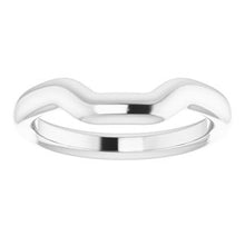 Charger l'image dans la galerie, Sterling Silver Band for 10 mm Square Ring

