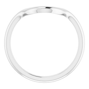 Sterling Silver Band for 15x11 mm Oval Ring
