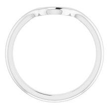 Charger l'image dans la galerie, Sterling Silver Band for 8x6 mm Oval Ring
