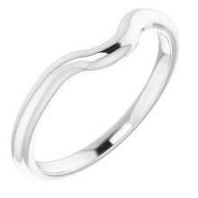 Charger l'image dans la galerie, Sterling Silver Band for 6 mm Cushion Ring
