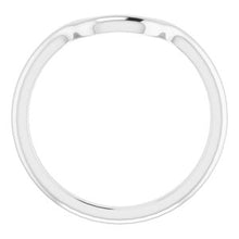 Load image into Gallery viewer, Sterling Silver Band for 9x7 mm Emerald Ring
