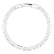 Load image into Gallery viewer, Sterling Silver Band for 8x6 mm Emerald Ring
