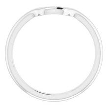 Charger l'image dans la galerie, Sterling Silver Band for 7x5 mm Emerald Ring
