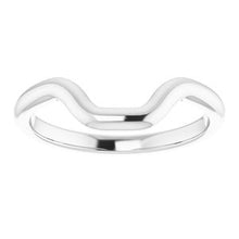Load image into Gallery viewer, Sterling Silver Band for 10x8 mm Emerald Ring
