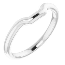Charger l'image dans la galerie, Sterling Silver Band for 5.5 mm Square Ring

