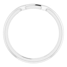Charger l'image dans la galerie, Sterling Silver Band for 5.5 mm Square Ring
