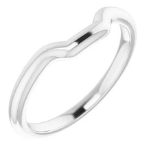 Load image into Gallery viewer, Sterling Silver Band for 6 mm Square Ring
