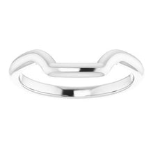 Charger l'image dans la galerie, Sterling Silver Band for 9 mm Square Ring
