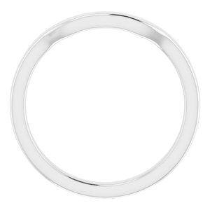 Sterling Silver Band for 4.8 mm Round Ring