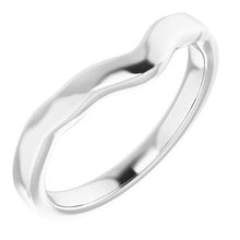 Charger l&#39;image dans la galerie, Sterling Silver Band for 7 mm Round Ring
