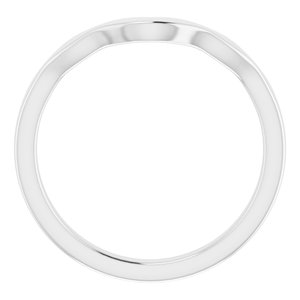 Sterling Silver Band for 7 mm Round Ring
