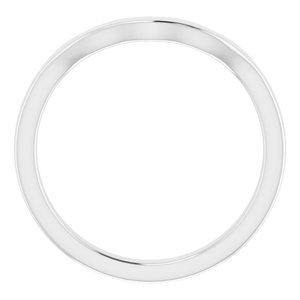 Sterling Silver Band for 5.8 mm Round Ring