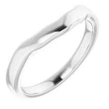 Charger l&#39;image dans la galerie, Sterling Silver Band for 6x4 mm Oval Ring
