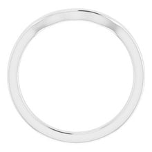 Charger l&#39;image dans la galerie, Sterling Silver Band for 6x4 mm Oval Ring
