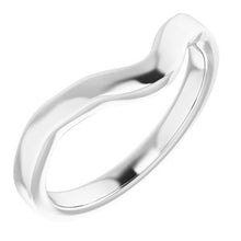 Charger l&#39;image dans la galerie, Sterling Silver Band for 10x8 mm Oval Ring
