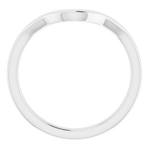Sterling Silver Band for 10x8 mm Oval Ring