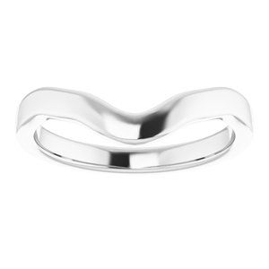 Sterling Silver Band for 10x8 mm Oval Ring