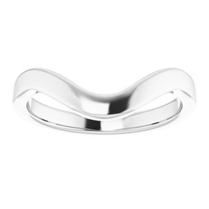 Sterling Silver Band for 12x10 mm Oval Ring