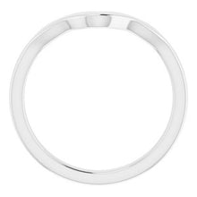 Charger l&#39;image dans la galerie, Sterling Silver Band for 8x6 mm Oval Ring
