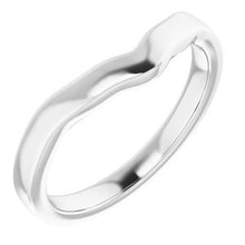 Charger l&#39;image dans la galerie, Sterling Silver Band for 7x5 mm Oval Ring

