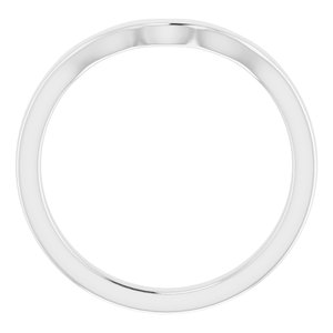 Sterling Silver Band for 7x5 mm Oval Ring