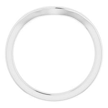 Charger l&#39;image dans la galerie, Sterling Silver Band for 7 mm Cushion Ring
