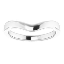 Charger l&#39;image dans la galerie, Sterling Silver Band for 7 mm Cushion Ring
