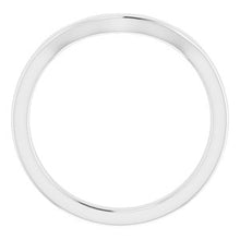 Charger l&#39;image dans la galerie, Sterling Silver Band for 6 mm Asscher Ring
