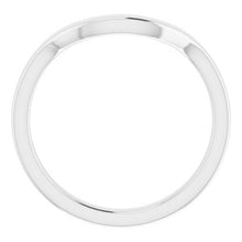 Charger l&#39;image dans la galerie, Sterling Silver Band for 9 mm Asscher Ring
