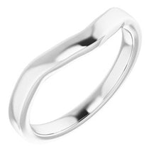 Charger l&#39;image dans la galerie, Sterling Silver Band for 6x4 mm Emerald Ring
