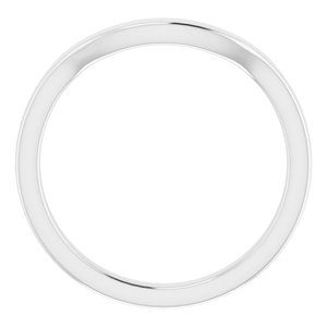 Sterling Silver Band for 6 mm Square Ring