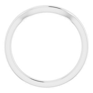 Sterling Silver Band for 5.5 mm Square Ring