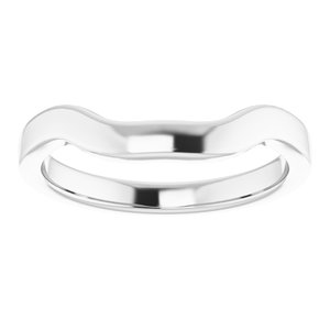 Sterling Silver Band for 7 mm Square Ring