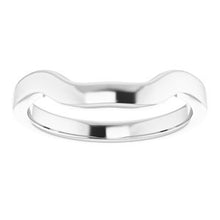 Charger l&#39;image dans la galerie, Sterling Silver Band for 7.5 mm Square Ring

