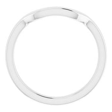 Charger l&#39;image dans la galerie, Sterling Silver Band for 8 mm Square Ring
