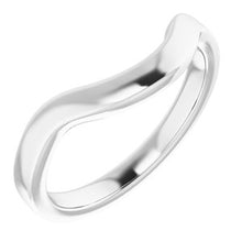 Charger l&#39;image dans la galerie, Sterling Silver Band for 10 mm Cushion Ring
