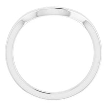 Charger l&#39;image dans la galerie, Sterling Silver Band for 10 mm Cushion Ring
